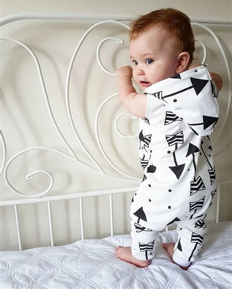 2018 new cute Children Sleeveless Arrow Clothing Infant Baby Boy Kid ...