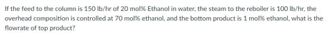 Solved Molecular Weight of Water: 18.02 g/molMolecular | Chegg.com