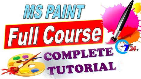 Microsoft Paint Complete Tutorial - YouTube