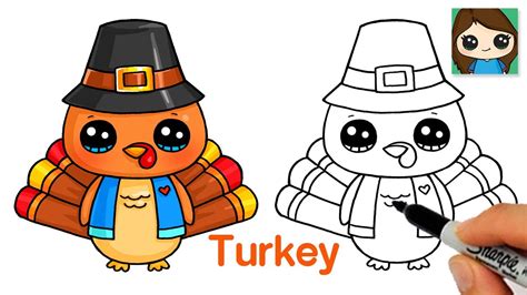 cute drawings for thanksgiving - howtocurlyourhairblackwomen