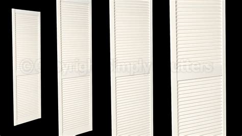 Internal White Painted Louvre Doors | Simply Shutters