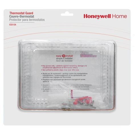 Honeywell Home 7-in x 9.75-in Plastic Lockable Rectangle Thermostat ...