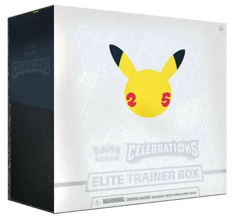 Pokemon TCG: Celebrations Elite Trainer Box with (10) Celebrations ...