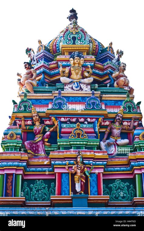 India, small temple tower Stock Photo - Alamy