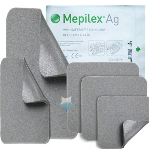 Mepilex Ag Antimicrobial Foam Dressing 10cm x 10cm (B5) – Betta Health ...