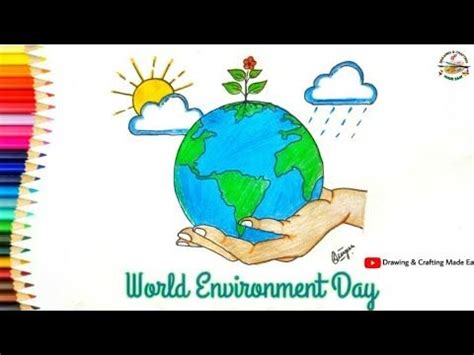 Environment Day Drawing Easy | World Environment drawing | Environment ...