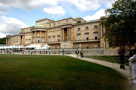 Buckingham Palace (rear view from the gardens)