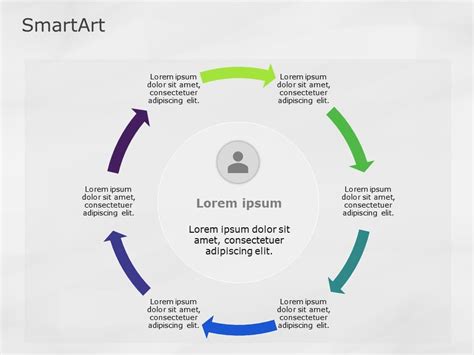 SmartArt Cycle Text Cycle 6 Steps