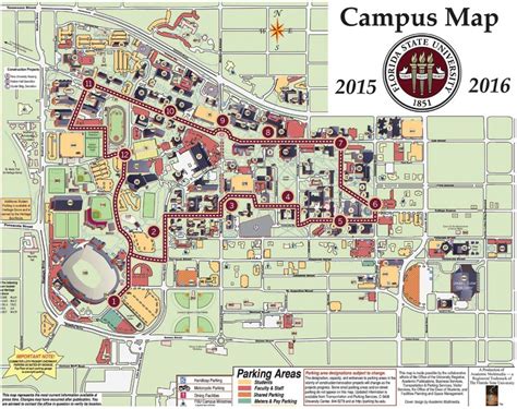 Florida State University Map - Printable Maps