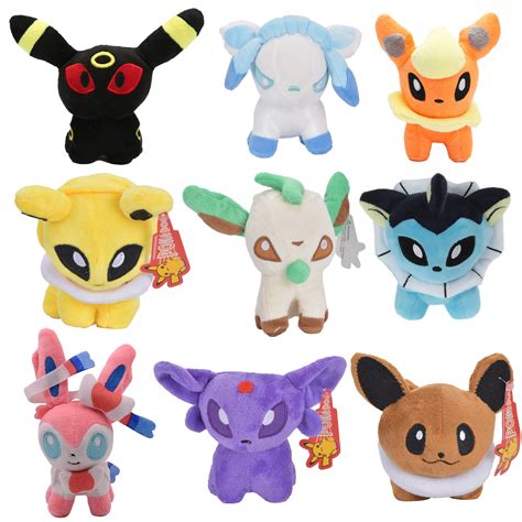 Toys Eevee Sylveon Vaporeon Umbreon Leafeon Flareon Glaceon Espeon ...