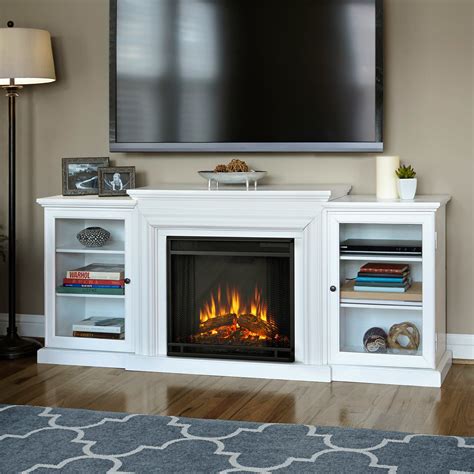 Frederick 72'' Media Console | Fireplace entertainment center, Electric ...