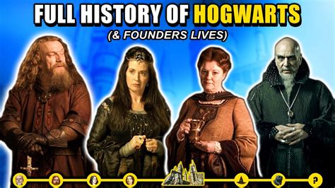 History of Hogwarts & All 4 Founders (Slytherin, Gryffindor, Hufflepuff ...