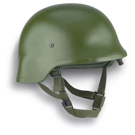 Used German Military Surplus Helmet with Kevlar®, Olive Drab - 292900 ...