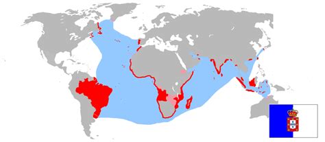 The Portuguese Empire at its maximum extent.´ In... - Maps on the Web