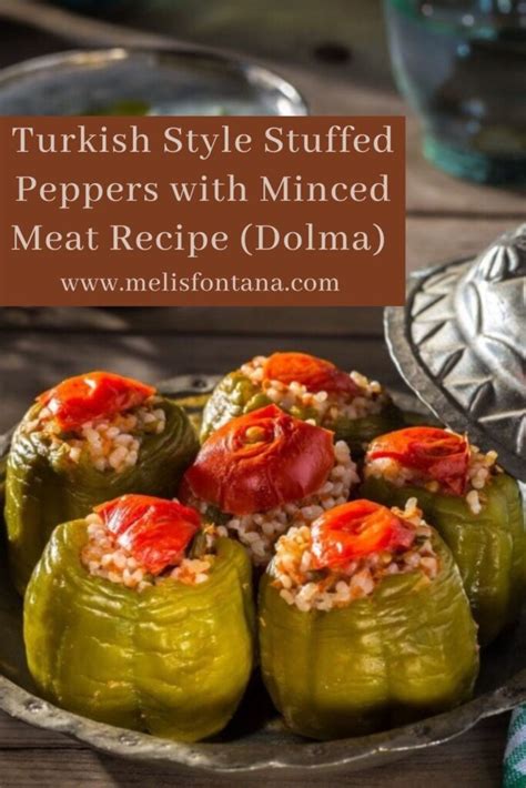 Turkish Style Stuffed Peppers (Dolma) Recipe | How to Make Stuffed ...