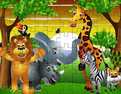 African Animal Puzzle ~ Kids Puzzles | 12 to 1000 Pieces | Made in Oz