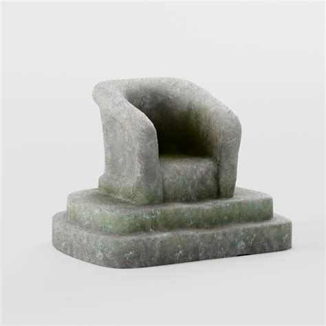 Stone Throne | Interior Sculptures models | BlenderKit