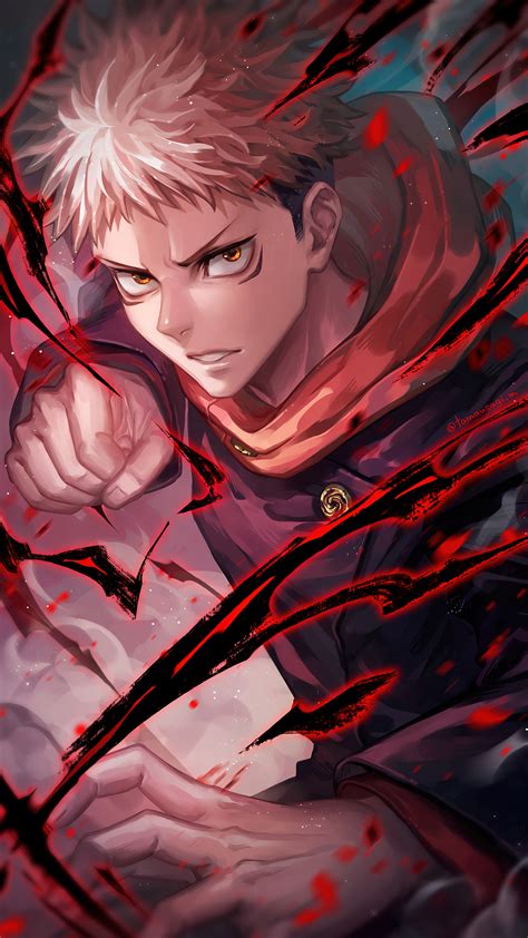 Yuji Itadori Jujutsu Kaisen 4K #6290e Wallpaper iPhone Phone