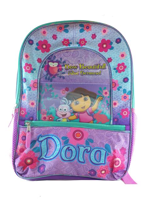 Dora the Explorer and Boots Large Backpack 16" - Walmart.com