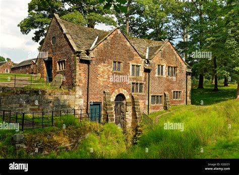 The Water Mill of Dunham Massey Hall near Altrincham, Trafford, Greater ...