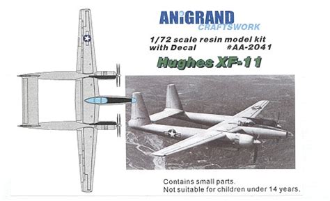 Anigrand Craftworks 1/72 Hughes XF-11, previewed by Scott Van Aken