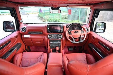 New Thar Interior Modification | Luxury car interior, Mahindra thar ...