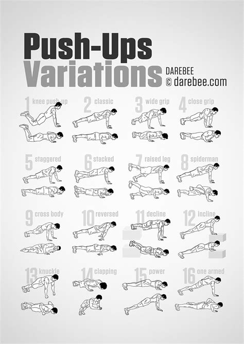 Push-Ups Guide | Push up workout, Calisthenics workout, Shoulder workout