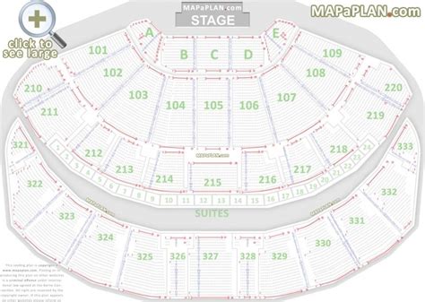 sse hydro seating plan rows