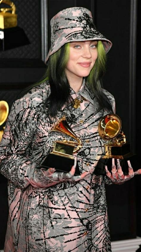 Billie Eilish at The Grammys 2021 | Billie, Billie eilish, Grammy outfits