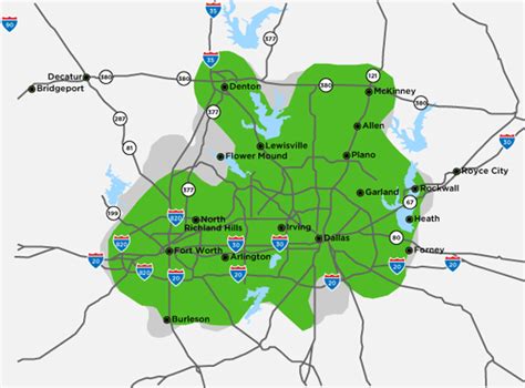 McKinney, Texas Map