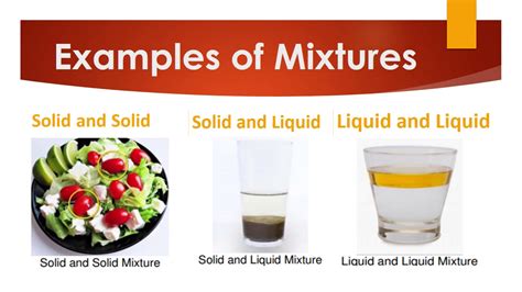 Liquid Mixtures Examples