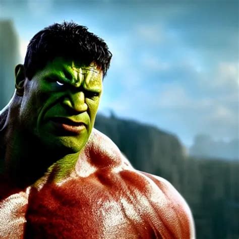 dwayne johnson as incredible hulk, marvel cinematic | Stable Diffusion ...