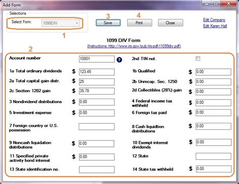 How to Print and File 1099-DIV, Dividends and Distributions