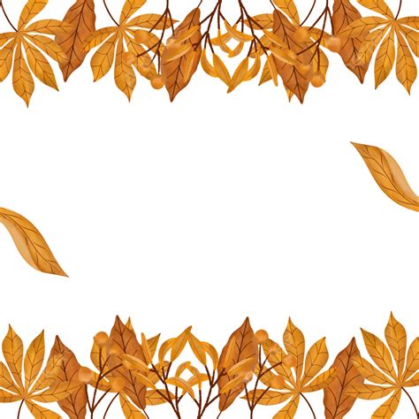 Border Frame Autumn Leaves, Autumn, Autumn Moments, Love Autumn PNG ...