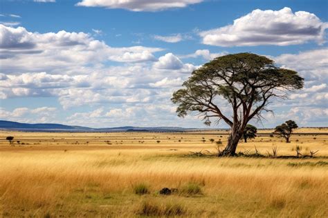 African savanna landscape grassland outdoors. | Free Photo - rawpixel