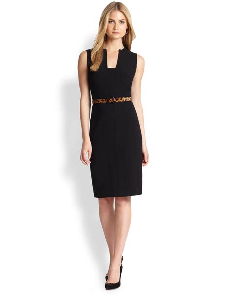 Ralph lauren black label Wool Danielle Dress in Black | Lyst