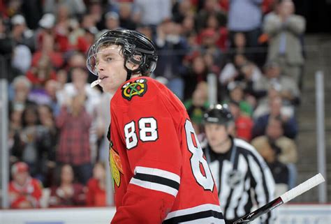 Is Patrick Kane the reason American-born stars chew on their mouth ...