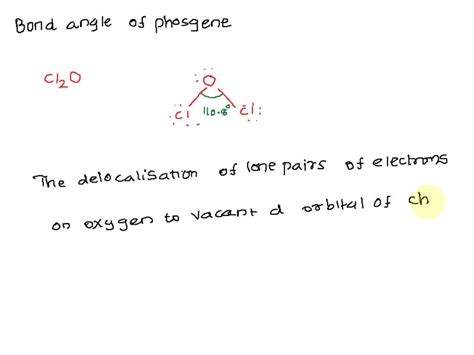 SOLVED: What is the bond angle in phosgene (Cl2O)? Write the number ...