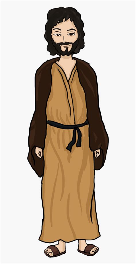 Bible Characters Png - Cartoon Disciple Of Jesus, Transparent Png ...