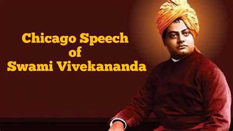 Swami Vivekananda's historical Chicago Speech 🙏 - YouTube