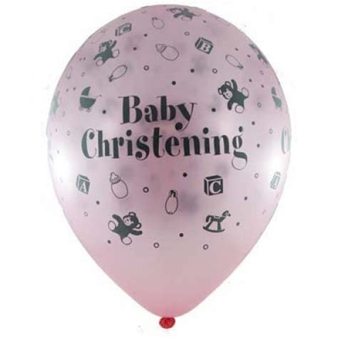 Pearl Pink Baby Christening Latex Balloons Pk 50 | Shop 10,000+ Party ...