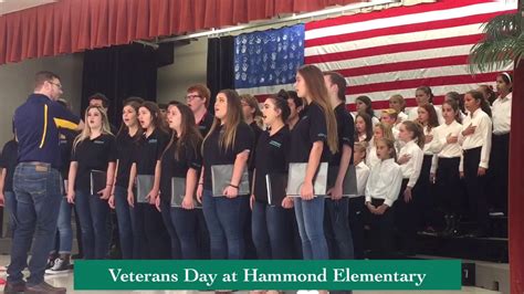 Veterans Day at Hammond Elementary School - YouTube