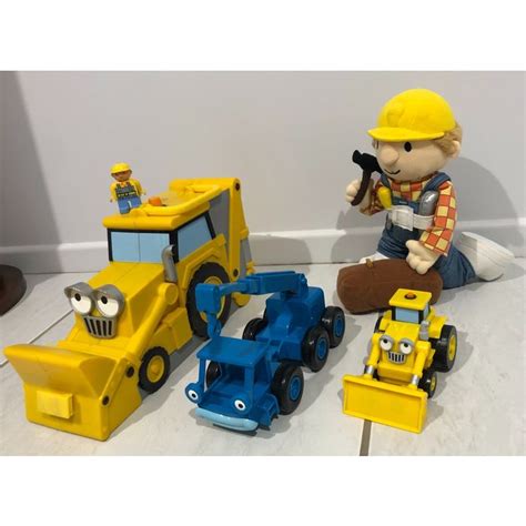 Vintage 2002 Bob The Builder Plush W/ 2005 Talking Scoop Lofty Carry ...