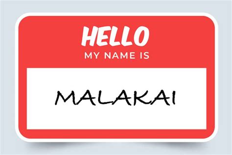 Malakai Name Meaning: Origins and Significance