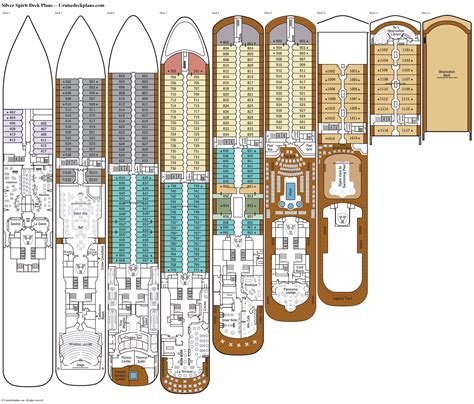 Silver Spirit Deck 7 Deck Plan Tour