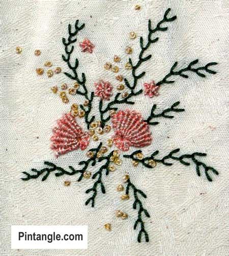 Feather Stitch - Pintangle - Hand embroidery stitches