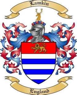 Lamkin Family Crest from England by The Tree Maker