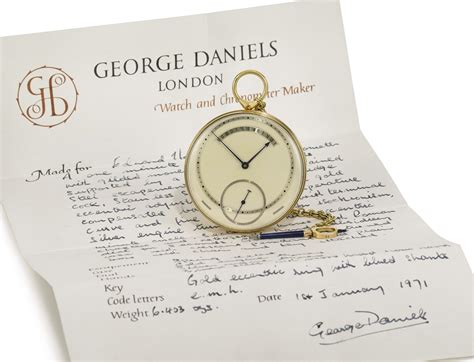 George Daniels pocket watch stars at Sotheby's English watchmakers ...