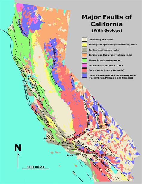 Earthquake Map California / Southern California Earthquake Data Center ...