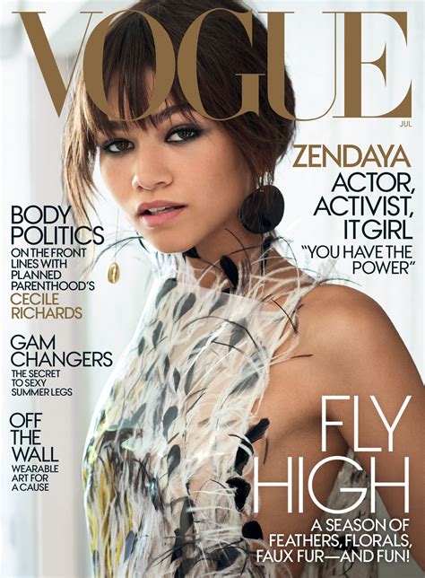 Zendaya Coleman Covers the July 2017 Issue of Vogue Magazine | Tom ...